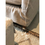 A Verellen best-seller, the Victor Sofa Family is made with a sustainably harvested hardwood frame and 8-way hand-tied seat construction. Each sofa comes standard with:  • Spring Down Seat Construction • Notch Bottom Back Pillows • Knife Edge Toss • Double Needle • Slipcovered and Upholstered Available • Optional Nail Head Selection Around Base of Upholstery Only • Standard Decorative Nickel Caster with Front Foot Caps