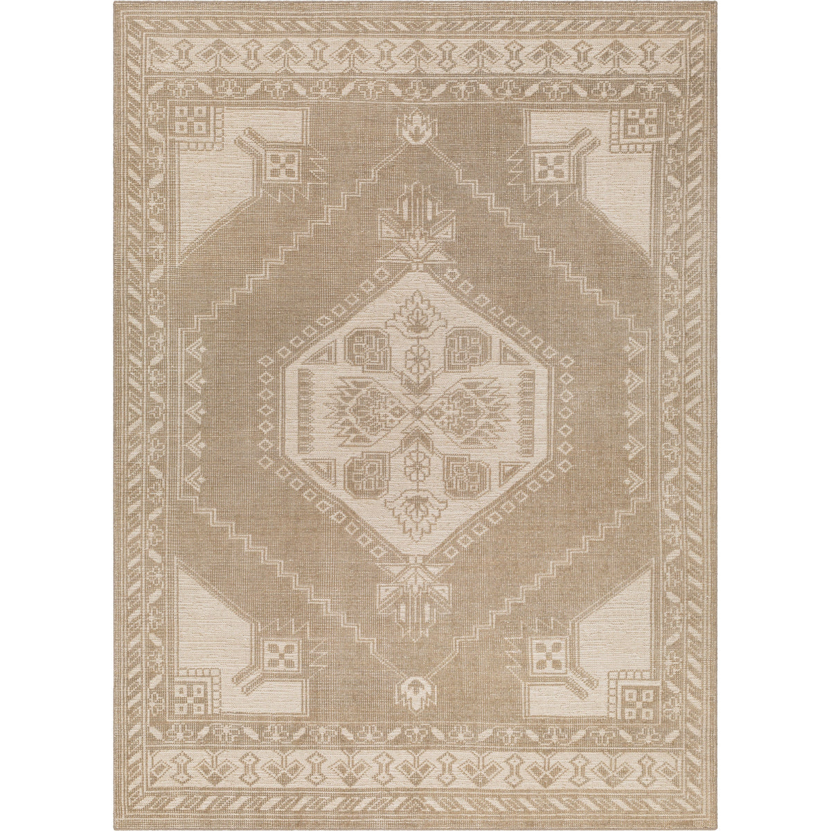 Tapis naturel noué à la main Zahra